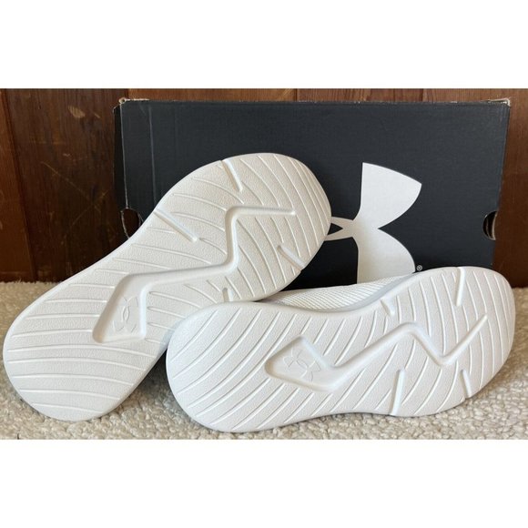 Under Armour UW W Essential Sneakers White/Breeze (3022955-103) Womens Sz 8.5 - Picture 5 of 10